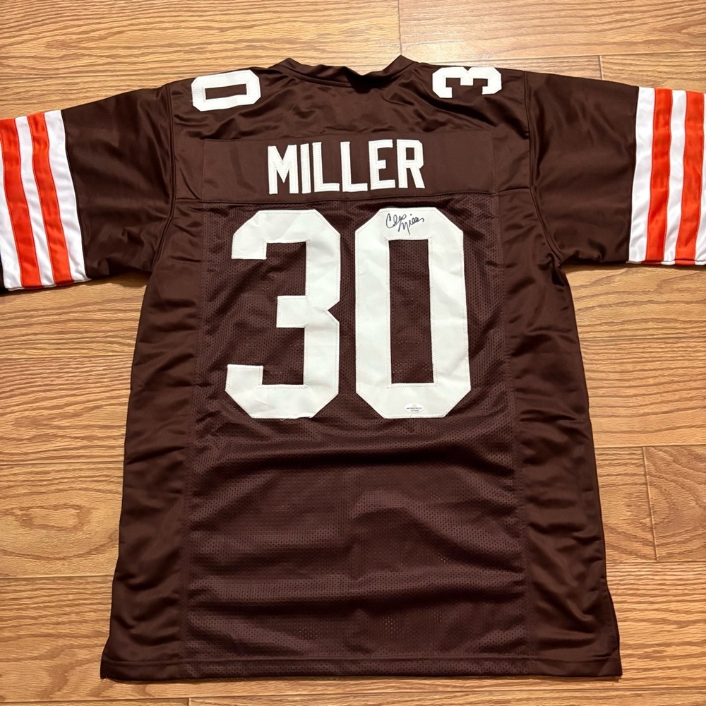 Cleveland Browns Signed Jersey XL